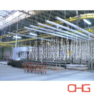 Línea de producción automática de recubrimiento electrostático en polvo para perfiles de aluminio Método de producción avanzado