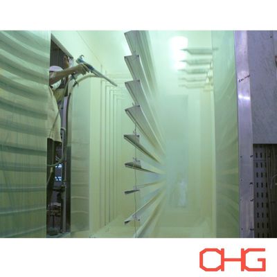 Buen precio Línea de producción de recubrimiento en polvo personalizable y de alto rendimiento para equipos de pulverización de perfiles de aluminio en línea