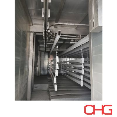 Buen precio Instalación de equipos de guía y servicio postventa para la línea de recubrimiento de polvo del sistema de transporte personalizado en sustrato de aluminio en línea