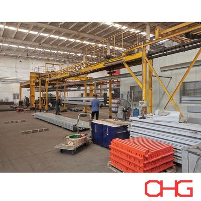 Equipo de línea de producción de recubrimiento en polvo de placas de acero laminadas en frío personalizado Método automático