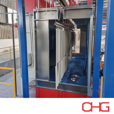 Línea de recubrimiento superior en polvo para perfiles de aluminio de varios tamaños Datos técnicos personalizados