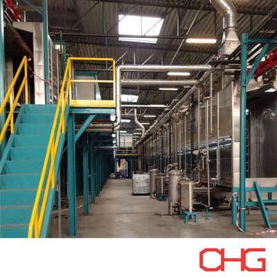 Instalación de equipos de guía y maquinaria de recubrimiento profesional de recubrimiento electrophorético