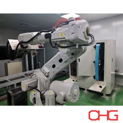 Buen precio Línea automática de recubrimiento en polvo de chapa de acero al carbono con equipo de pulido robot en línea