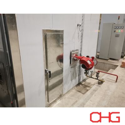 Unidad de control PLC personalización de piezas estructurales de acero al carbono máquina de recubrimiento de pintura de la línea para marcos personalizados
