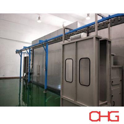 Línea de pintura por pulverización de lubricante de vidrio automática personalizada con sistema transportador