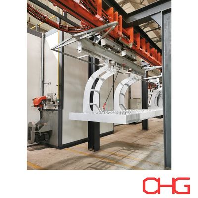 Calidad Línea de pintura y maquinaria profesional de pulverización de lubricante de vidrio automático para maquinaria de la industria de forja Fábrica