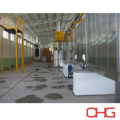 Compatibilidad industrial Sistema de rociado de pretratamiento de amplia gama para la línea de producción de recubrimientos industriales