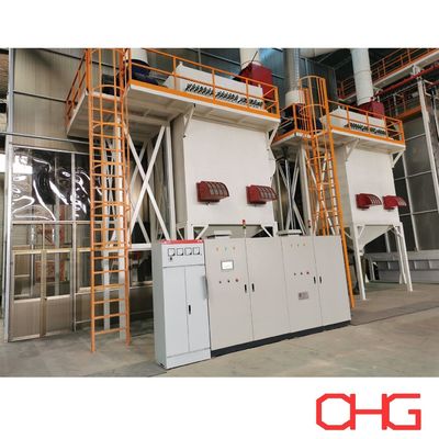 Buen precio Línea automática de recubrimiento de polvo con sistema de transporte de aluminio en línea
