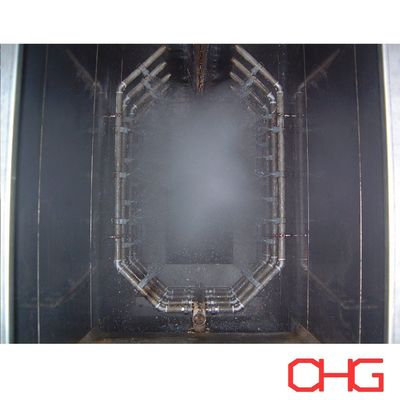 Sistema de rociado de pretratamiento especializado para una óptima adherencia y protección del recubrimiento en pintura en polvo