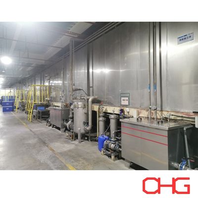 Sistema de túnel de rociado de pretratamiento personalizado para la máquina de recubrimiento de línea de recubrimiento de polvo Superiro