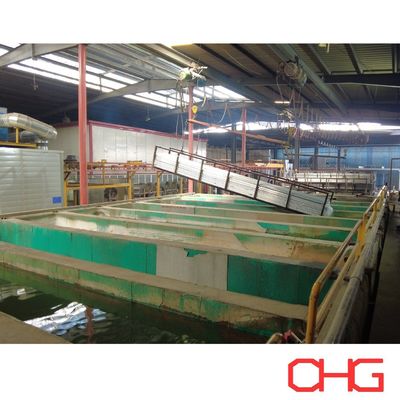 Hardware Equipo de pulverización electrostática Pretratamiento por inmersión para perfiles de aluminio