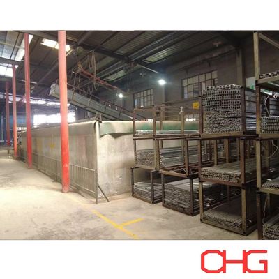 Equipo de pulverización electrostática Pretratamiento por inmersión profesional para perfiles de aluminio Producción de pintura en polvo