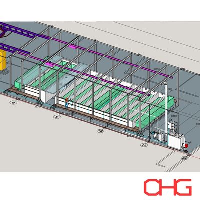 calidad Línea de Pretratamiento por Inmersión que Proporciona Preparación de Superficie en Perfiles de Aluminio fábrica