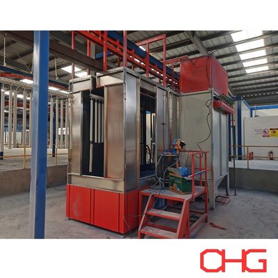 Línea de recubrimiento en polvo totalmente automática con equipo de instalación de guía de servicio postventa