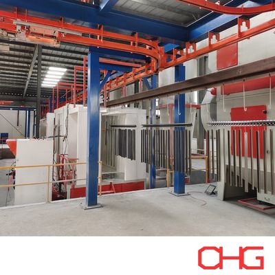Buen precio Equipo para línea de pintura en polvo con perfiles de aluminio para sistema de transporte en línea