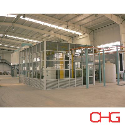 Equipo de recubrimiento automático de PVC en polvo PP de acero inoxidable