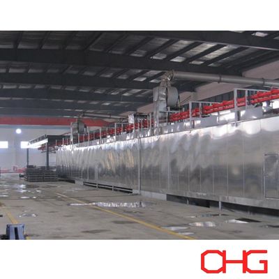 Calidad Línea de producción de recubrimiento de polvo profesional personalizada con sistema de transporte libre de energía y equipo de pulverización de hardware Fábrica