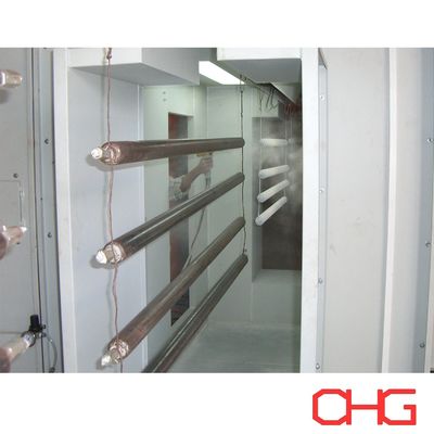 Buen precio Cuarto de recubrimiento de polvo electrostático manual Cuarto de pulverización de polvo personalizado en línea