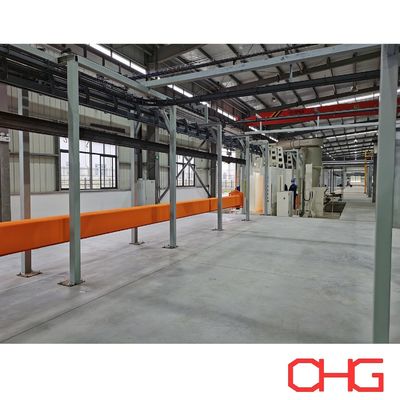 Buen precio Línea de producción de recubrimiento de polvo profesional automatizado Sistema de rociado de polvo incluye horno de recubrimiento de polvo en línea