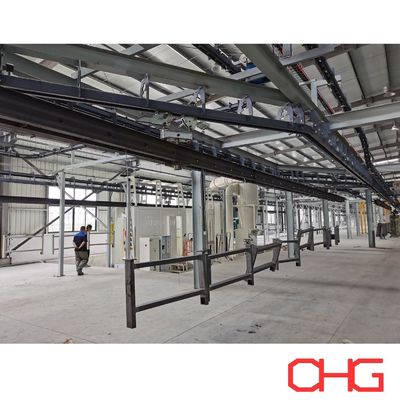 Línea de producción de recubrimiento de polvo superior con unidad de control PLC