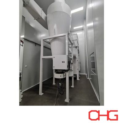 Sistema de recuperación de ciclones para el equipo de recubrimiento de polvo de la cabina de pulverización Unidad de control PLC profesional