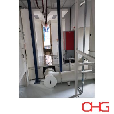 Buen precio Línea de recubrimiento en polvo personalizada para perfiles de aluminio con sistema de transporte aéreo y carga/descarga manual para flexibilidad en línea