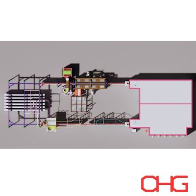 Línea de recubrimiento de polvo electrostático personalizada con unidad de control PLC y equipos de recubrimiento
