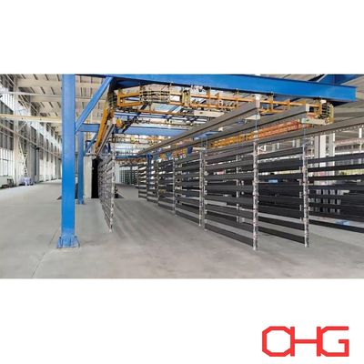 calidad Línea de recubrimiento de polvo de alto rendimiento para estanterías 13.5m colgantes PP Spray Booth fábrica