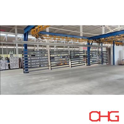 Buen precio Línea de producción automática de recubrimiento en polvo para estanterías metálicas en alta demanda en línea