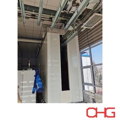 Buen precio Línea de recubrimiento de polvo personalizada para MDF y placas metálicas con tecnología de pulverización automatizada y sistema de transporte aéreo estable en línea