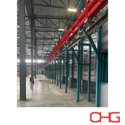 Buen precio Power and Free Overhead Trolly Conveyor System for Coating Line offers customizable layout en línea