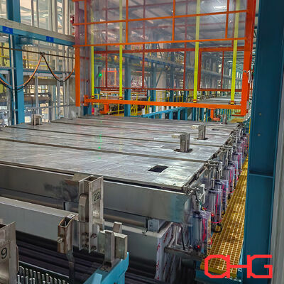 Línea de recubrimiento E Línea de producción continua de anodizado de tanques múltiples con sistema de transferencia inteligente para estabilidad y operación